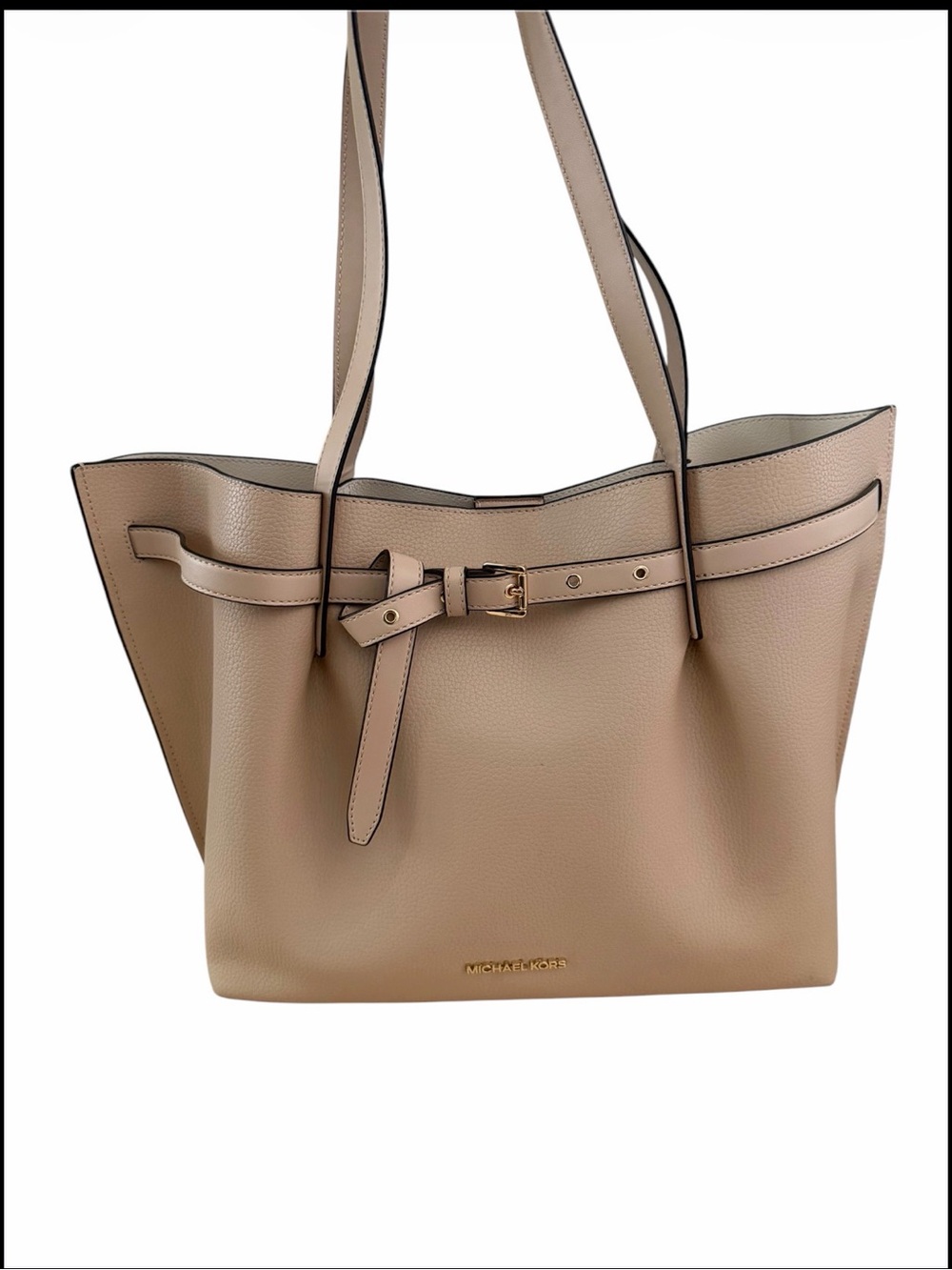 Michael Kors Blush (Buff) Emilia Large Tote - Picture 3 of 10